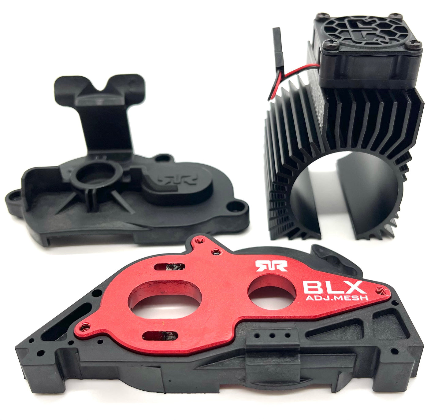 Arrma INFRACTION 4x4 3s BLX - Aluminum Red Mount Motor Fan INFRACTION Vendetta ARA4315V3