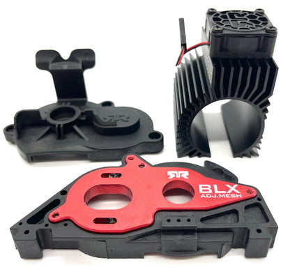 Arrma INFRACTION 4x4 3s BLX - Aluminum Red Mount Motor Fan INFRACTION Vendetta ARA4315V3