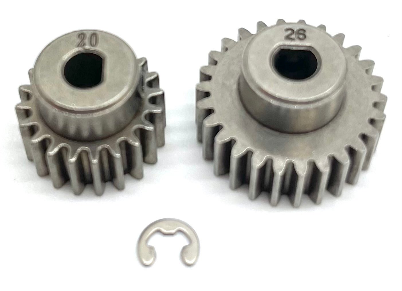Arrma INFRACTION 4x4 3s BLX - Pinion Gear (20t 26t) 0.8Mod 5mm shaft vendetta ARA4315V3