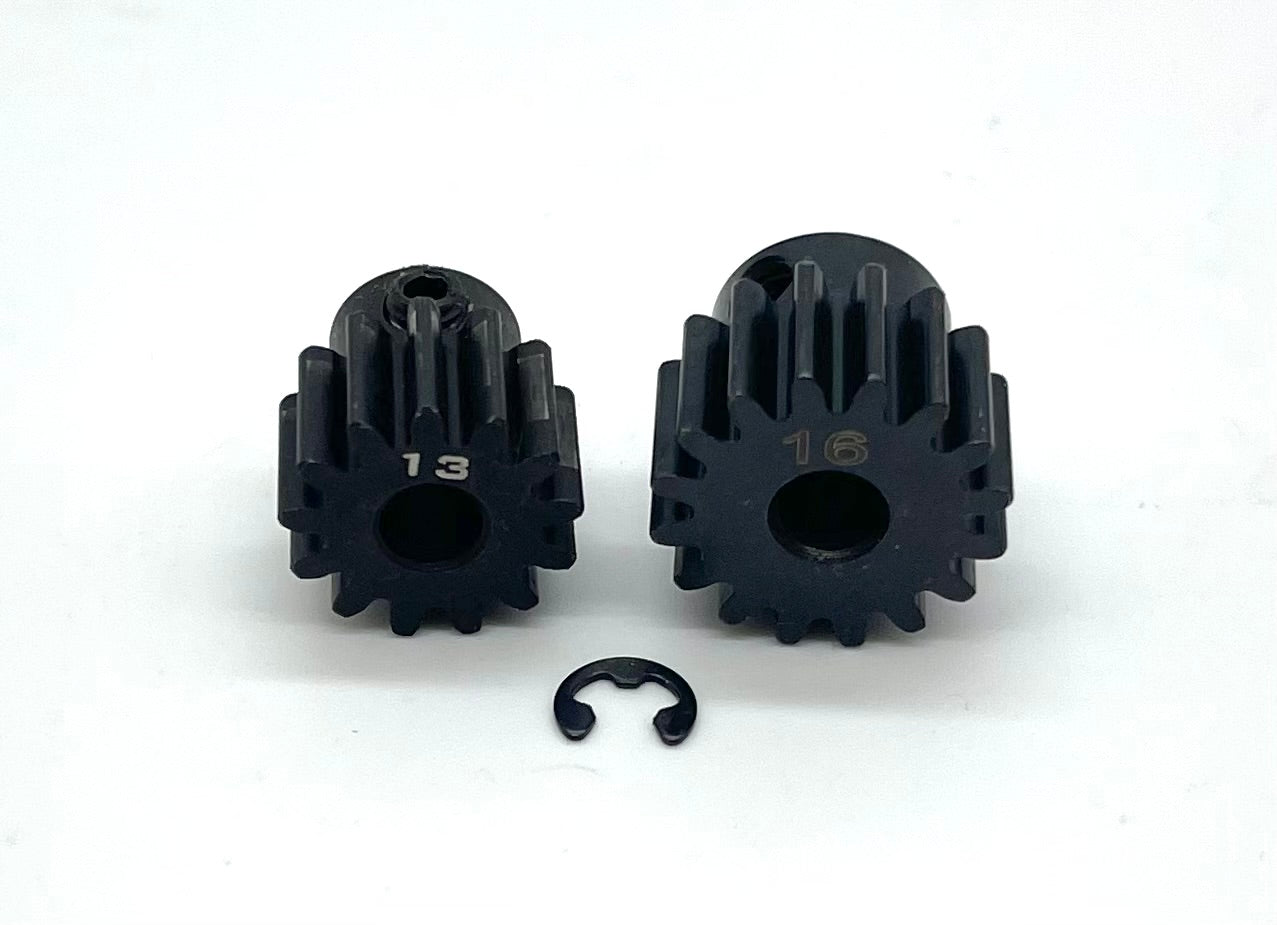 Arrma BIG ROCK 6s - Pinion Gears (13t 16t steel Mod 1 SAFE-D5 5mm shaft ARA7612