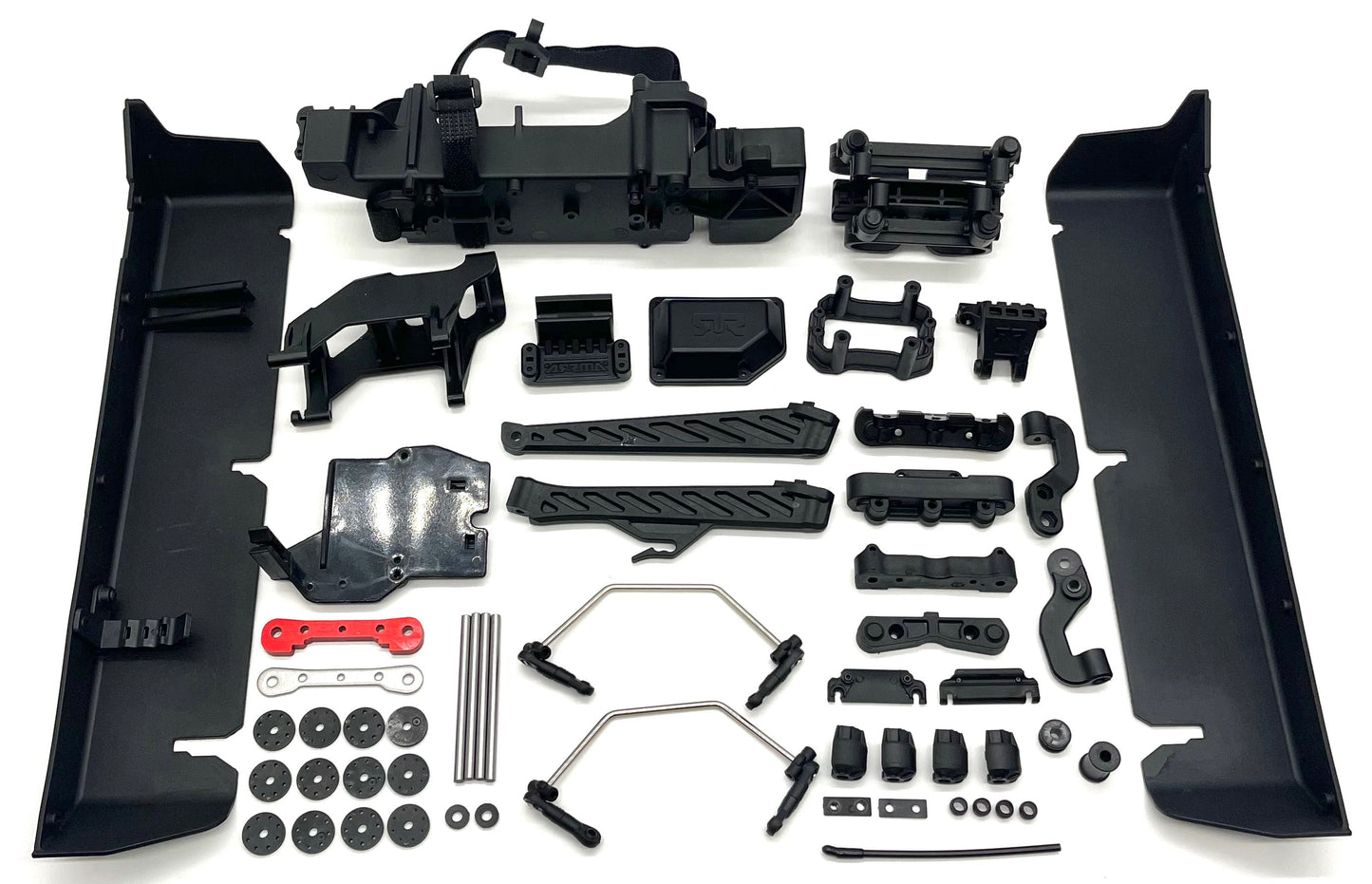 Arrma BIG ROCK 6s - Side Guards, Battery Tray, Roll Tower, Chassis Braces ARA7612