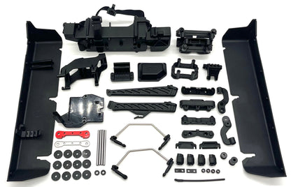 Arrma BIG ROCK 6s - Side Guards, Battery Tray, Roll Tower, Chassis Braces ARA7612