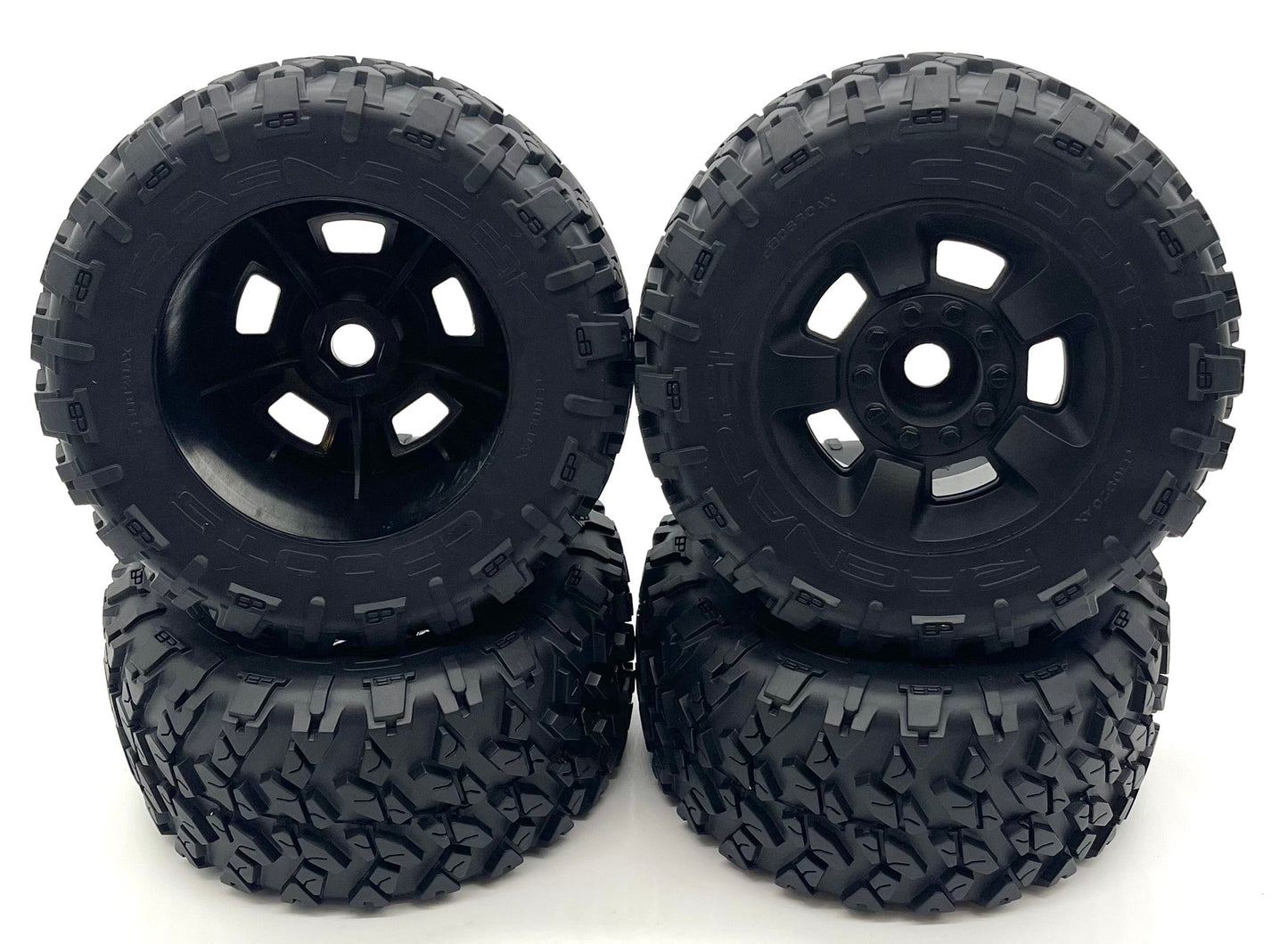 Arrma BIG ROCK 6s - TIRES & Wheels (DBoots RAGNAROK, glued black ARA7612