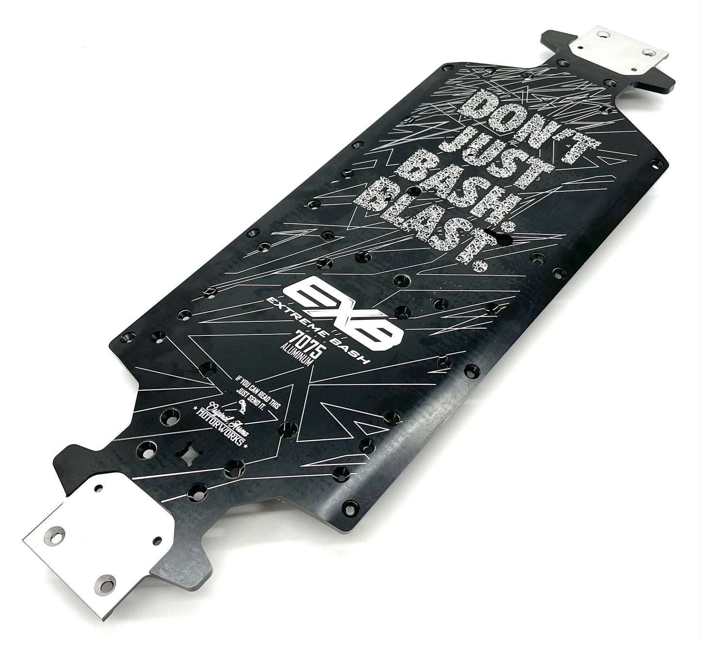 OUTCAST 8S EXB - CHASSIS (black 5mm aluminum 445mm wheelbase Arrma 1/5 ARA5210V2