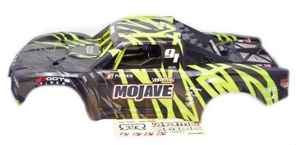 Arrma MOJAVE 6s BLX V2 - Body Shell (BLACK GREEN cover & Interior roll cage ARA7604V2