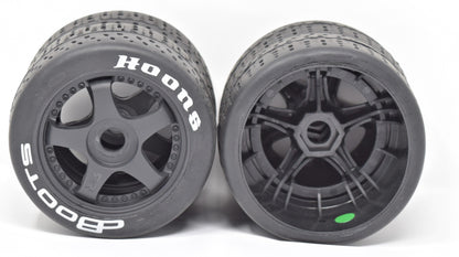 Arrma INFRACTION 6s - TIRES & Wheels (tyres "HOONS" DBoots 5-spoke ARA7615V2