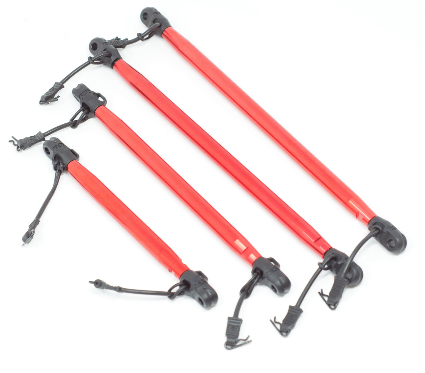 KRATON 8S EXB - RED support Braces Bars center front rear Arrma 1/5 ARA5808V2