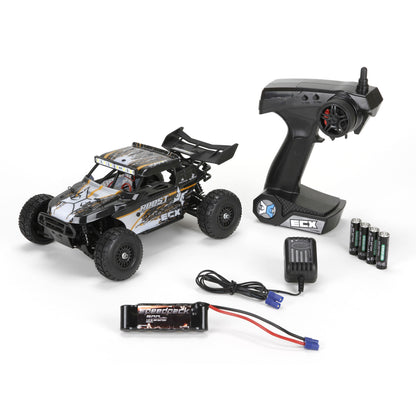 ECX 1/18 Roost 4WD Desert Buggy RTR, Black/Orange INT