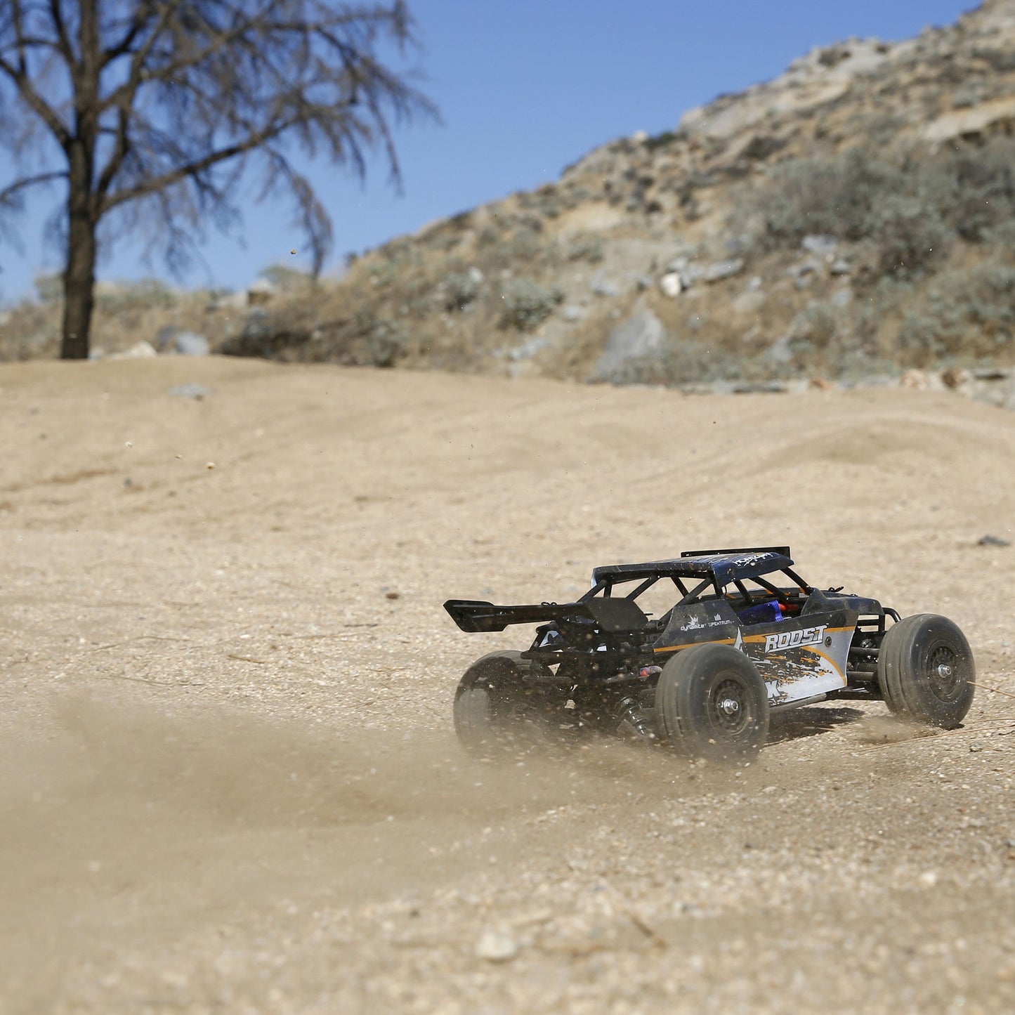 ECX 1/18 Roost 4WD Desert Buggy RTR, Black/Orange INT