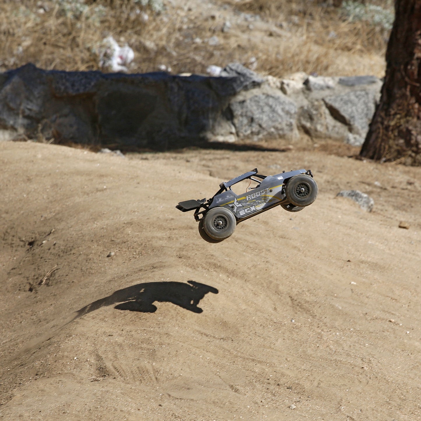 ECX 1/18 Roost 4WD Desert Buggy RTR, Grey/Yellow INT