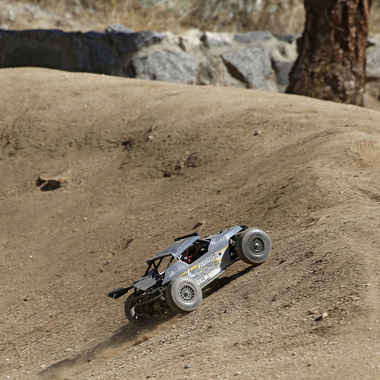 ECX 1/18 Roost 4WD Desert Buggy RTR, Grey/Yellow INT