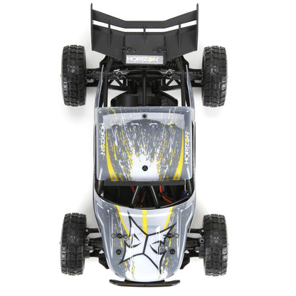ECX 1/18 Roost 4WD Desert Buggy RTR, Grey/Yellow INT