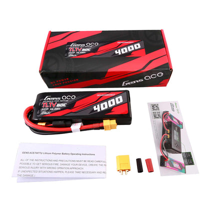 11.1V 4000mAh 3S 60C G-Tech Smart LiPo Battery: XT60