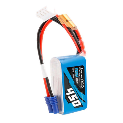 11.1V 450mAh 3S 45C LiPo Battery: EC2