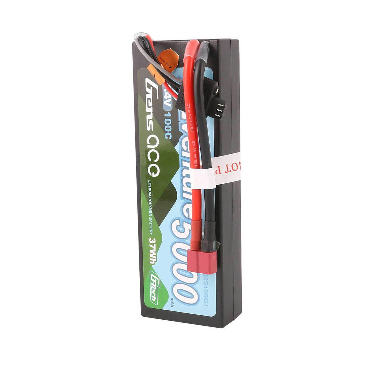 7.4V 5000mAh 2S 100C G-Tech Hardcase LiPo Battery: Deans
