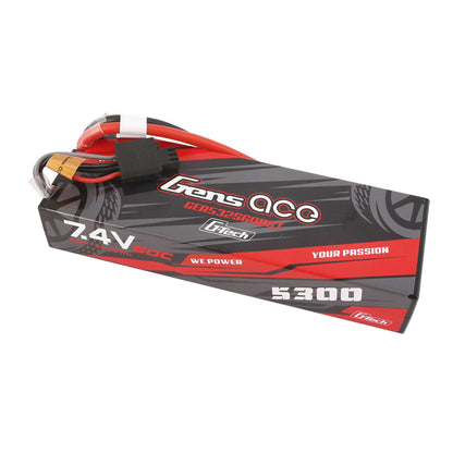 7.4V 5300mAh 2S 60C G-Tech Smart Hardcase LiPo Battery: Deans
