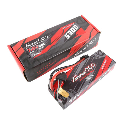 7.4V 5300mAh 2S 60C G-Tech Smart Hardcase LiPo Battery: EC3