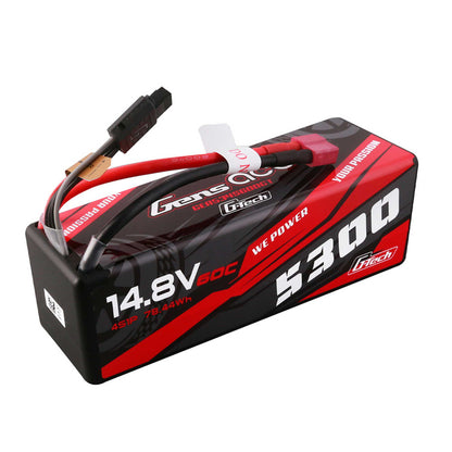 14.8V 5300mAh 4S 60C G-Tech Smart Hardcase LiPo Battery: Deans