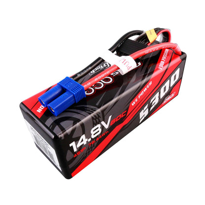 14.8V 5300mAh 4S 60C G-Tech Smart Hardcase LiPo Battery: EC5