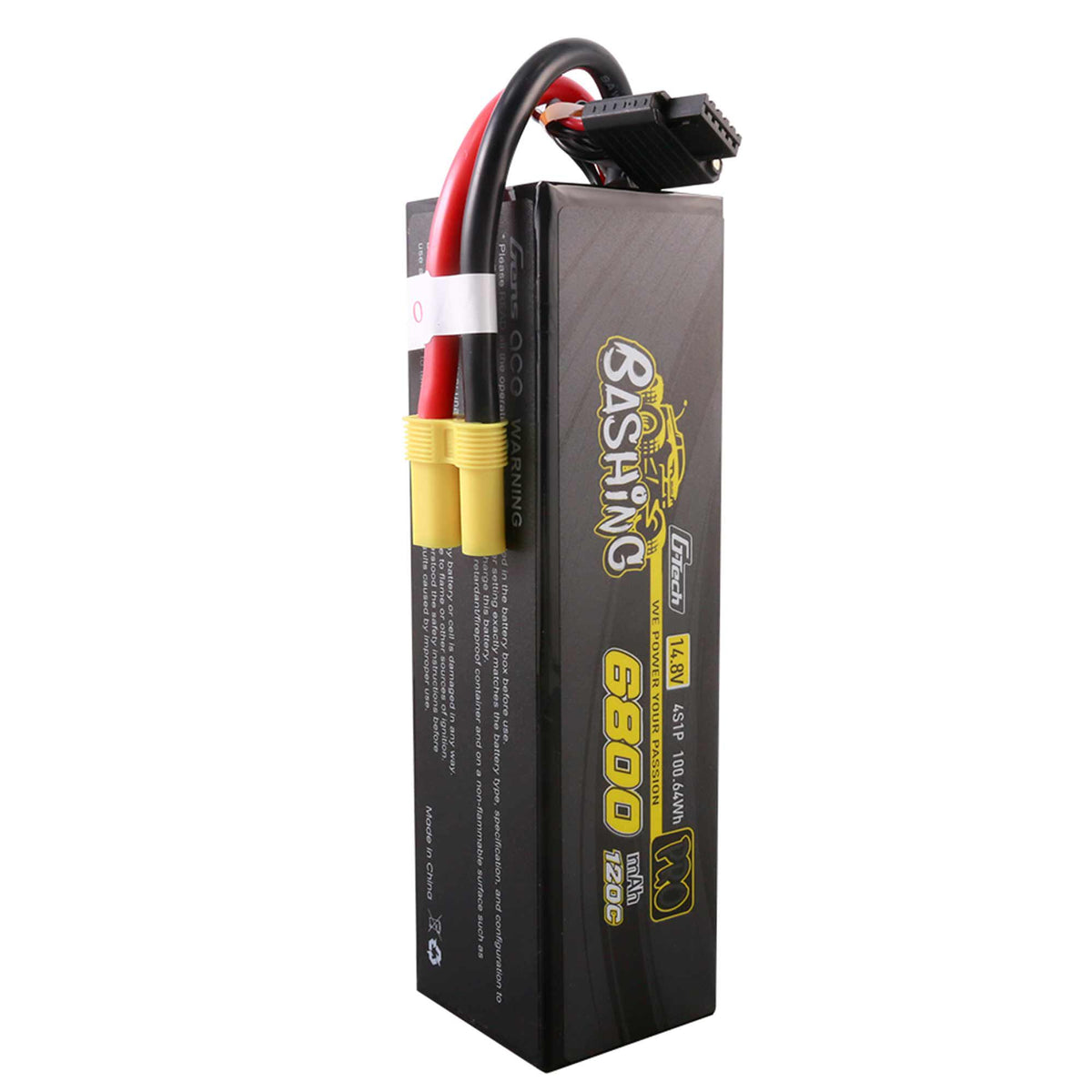 14.8V 6800mAh 4S 120C G-Tech Smart Bashing Hardcase LiPo Battery: EC5
