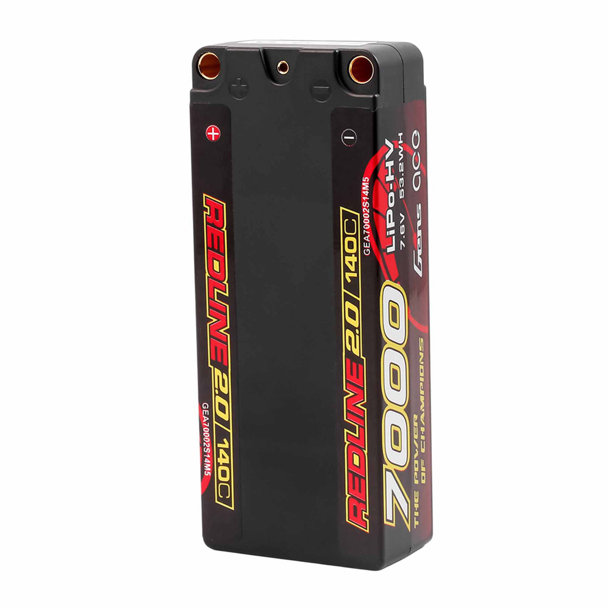 7.6V 7000mAh 2S 140C Hardcase LiHV Battery: Bullets