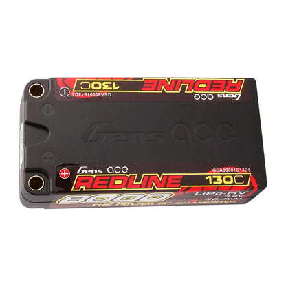 3.8V 8000mAh 1S 130C Shorty LiHV Battery: 5mm Tubes