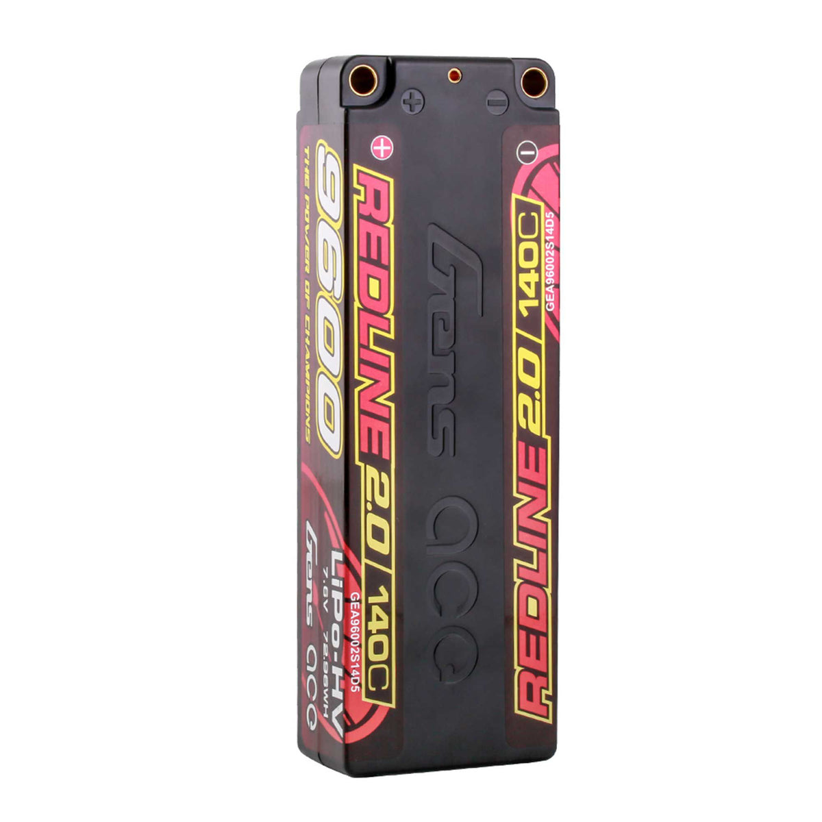 7.6V 9600mAh 2S 140C Hardcase LiHV: 5mm Tubes