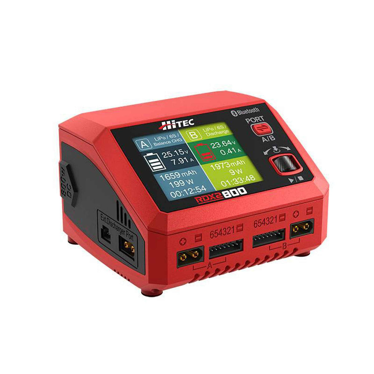 Hitec - RDX2 800 AC/DC High Power Dual Port Charger