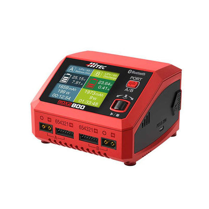 Hitec - RDX2 800 AC/DC High Power Dual Port Charger