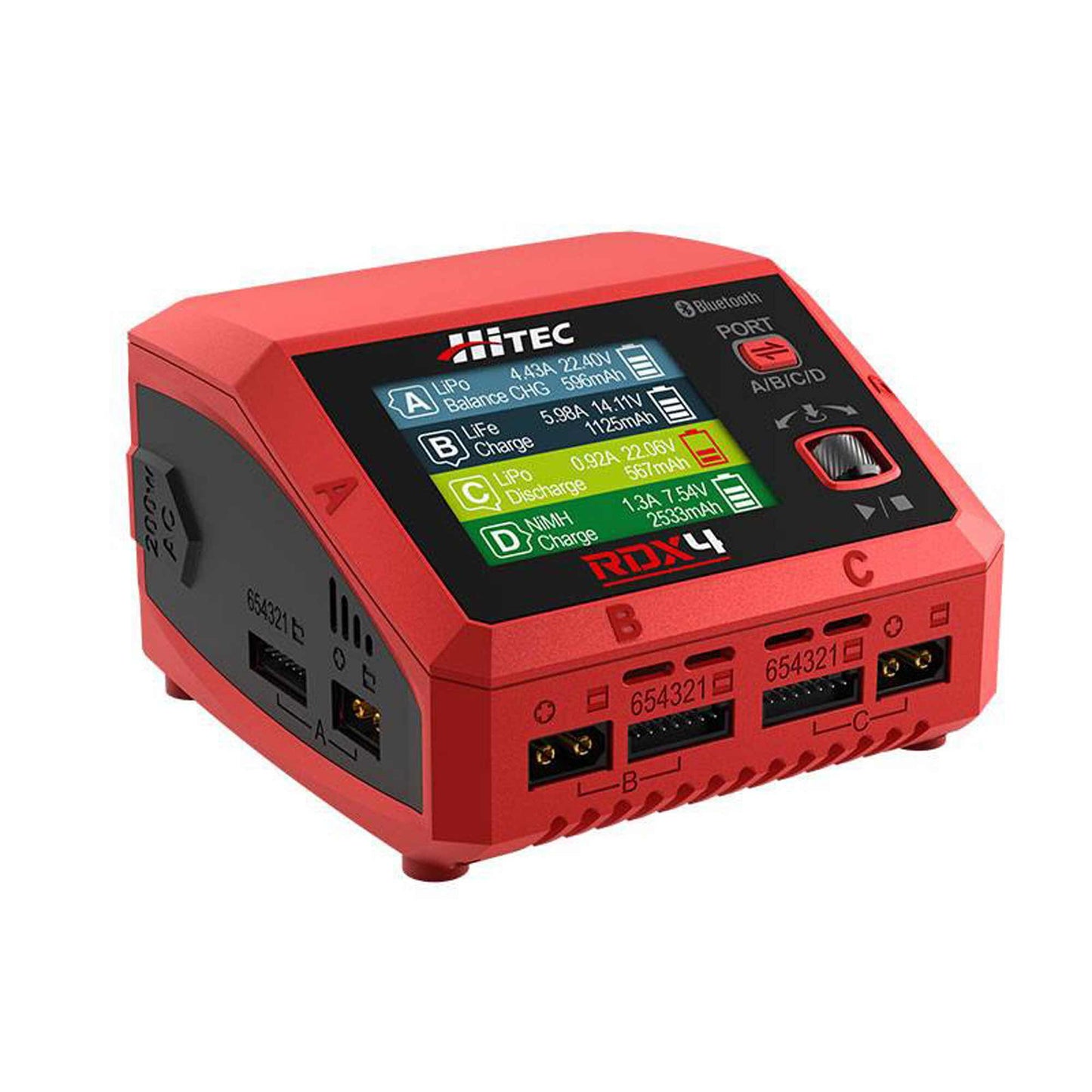 Hitec - RDX4 4 Port AC/DC Charger