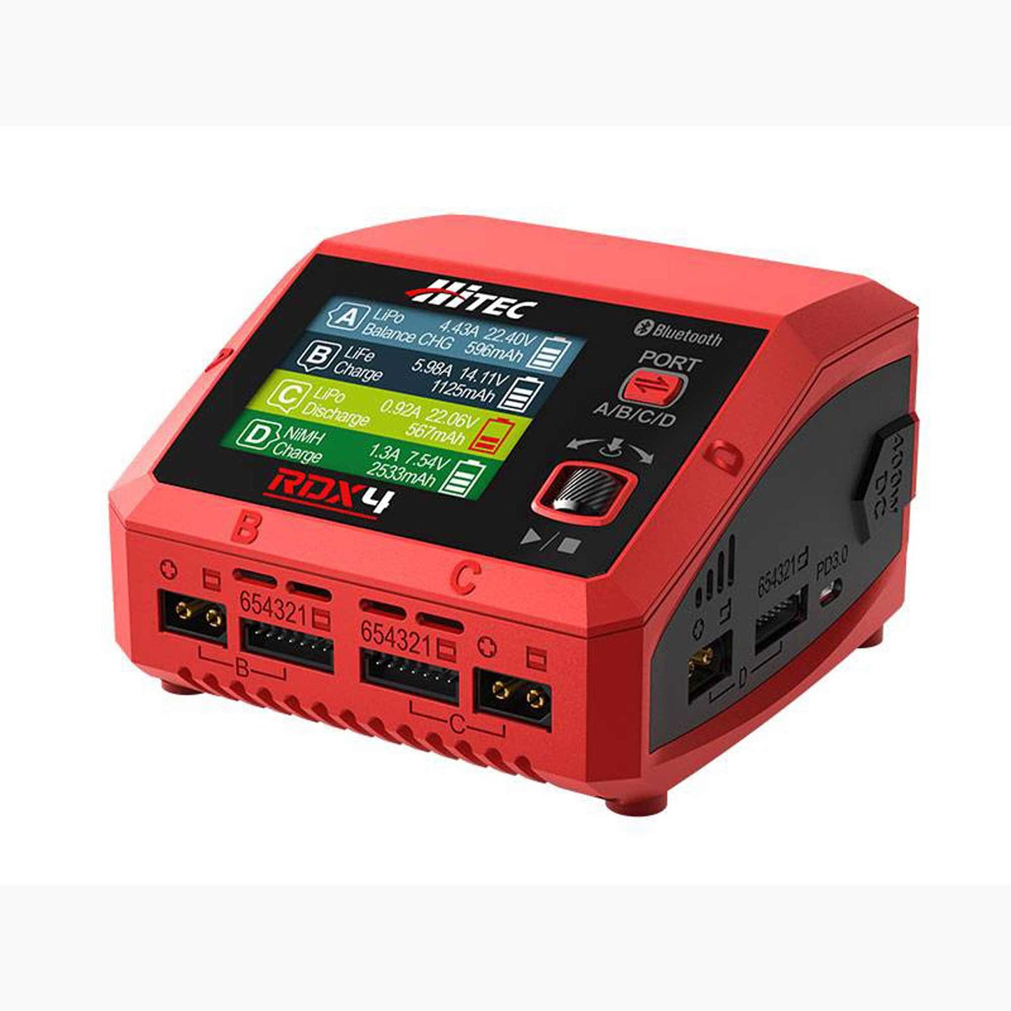 Hitec - RDX4 4 Port AC/DC Charger