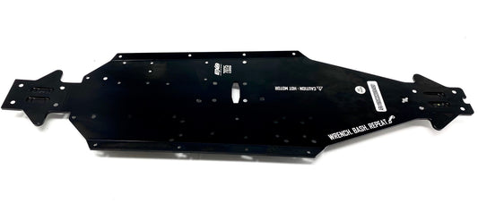 Arrma Kraton 6s EXB - CHASSIS (black aluminum long wheel base LWB ARA8708V6