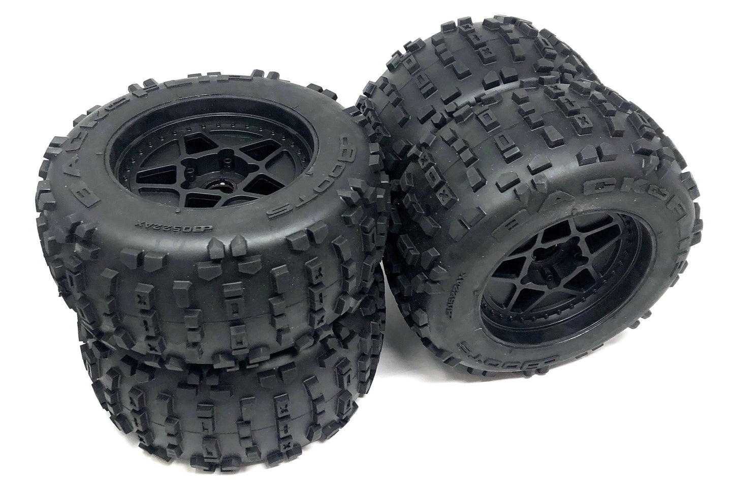 OUTCAST 8S EXB - TIRES & Wheels (tyres rims DBoots Backflip glued Arrma ARA5810