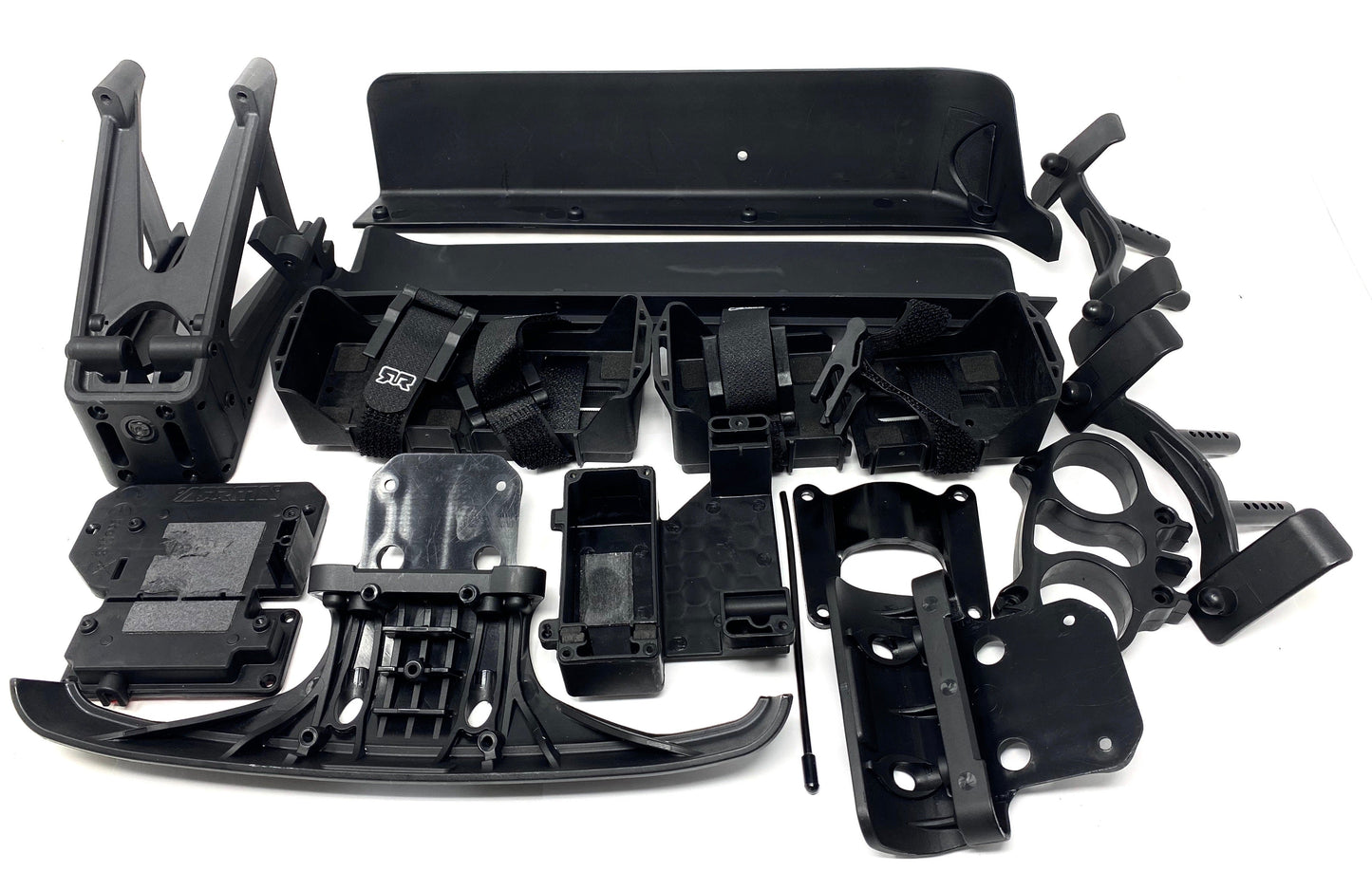 OUTCAST 8S EXB - Side Guards, Battery Tray V2 roll tower Body Post Arrma ARA5210V2