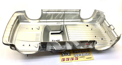 Arrma INFRACTION 6s - Body Shell (SILVER painted roll cage Street Bash ARA7615V2