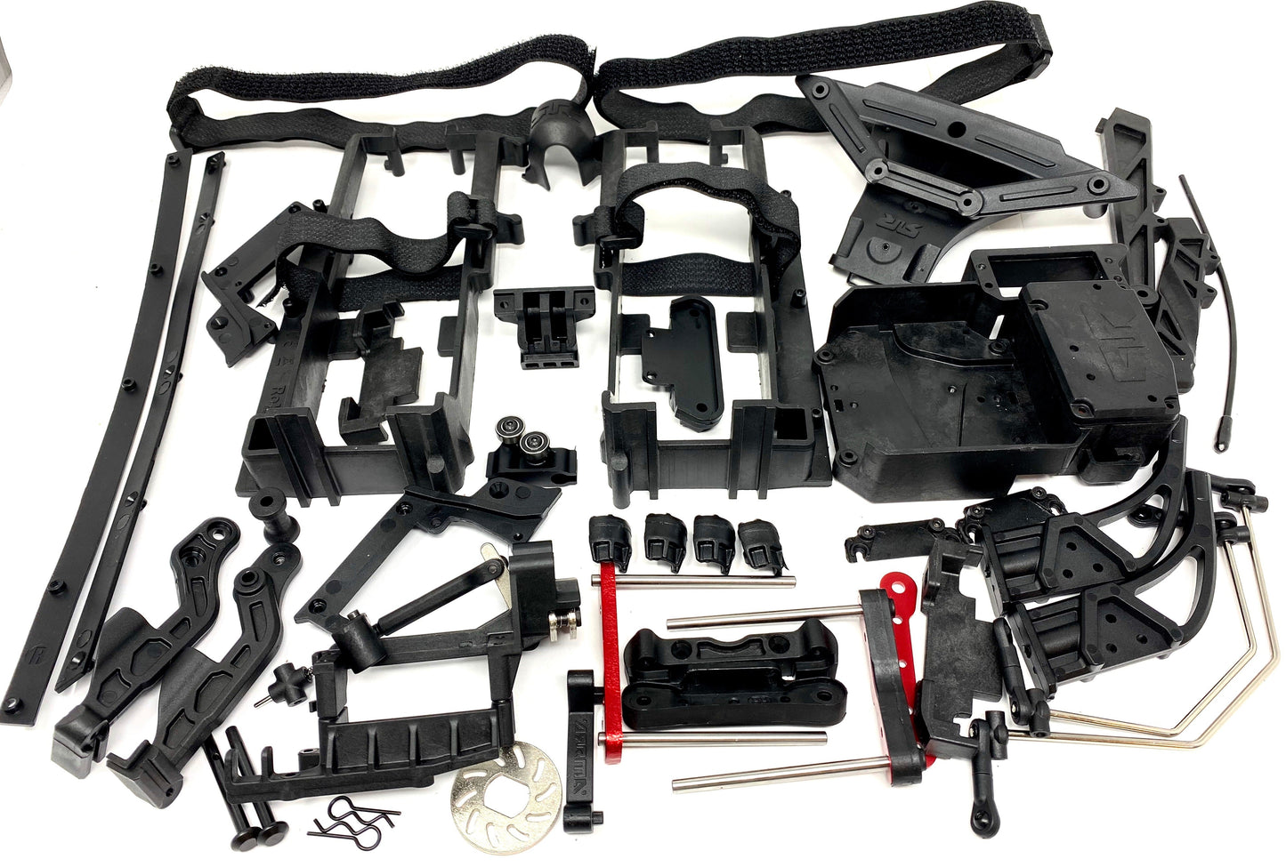 Arrma INFRACTION 6s - Battery Tray Sway Bars hand-brake disc braces v2 ARA7615V2