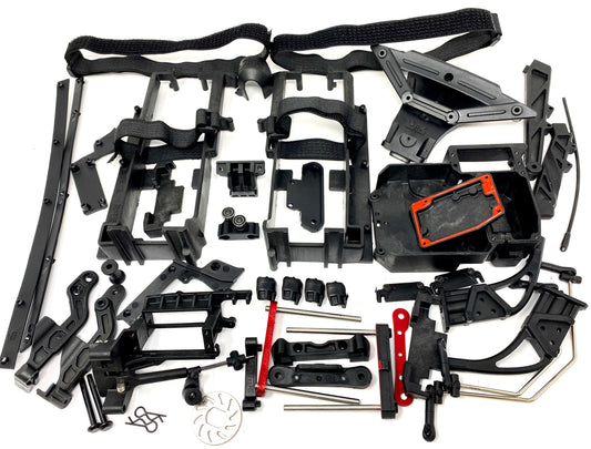 Arrma INFRACTION 6s - Battery Tray Sway Bars hand-brake disc braces v2 ARA7615V2