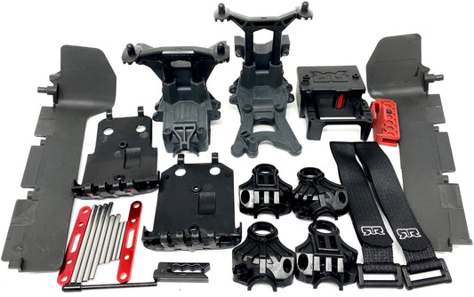 Arrma GRANITE 4x4 3s BLX - Side Guards, Towers Mounts Bulkhead Bumpers ARA4302V3