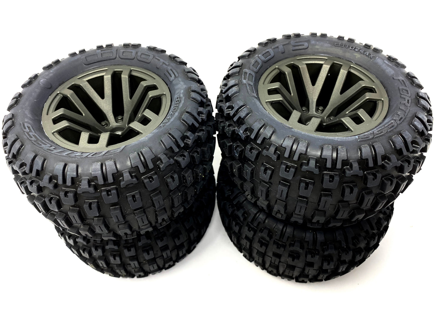 Arrma GRANITE 4x4 3s BLX - TIRES & Wheels (tyres rims DBoots Fortress ARA4302V3