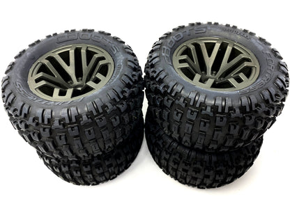 Arrma GRANITE 4x4 3s BLX - TIRES & Wheels (tyres rims DBoots Fortress ARA4302V3