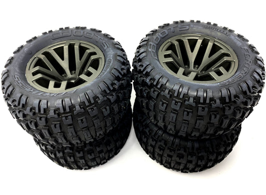 Arrma GRANITE 4x4 3s BLX - TIRES & Wheels (tyres rims DBoots Fortress ARA4302V3