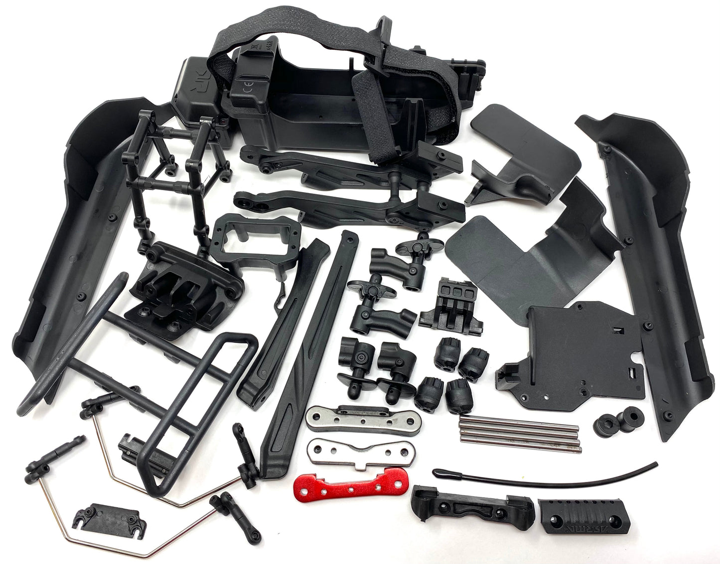 Arrma KRATON 6s V5 BLX - Side Guards, Battery Tray, Roll Tower wing mount ARA8608V5