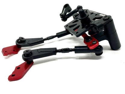Arrma TYPHON 6s V5 BLX - STEERING Set bellcrank servosaver ARA8606V5