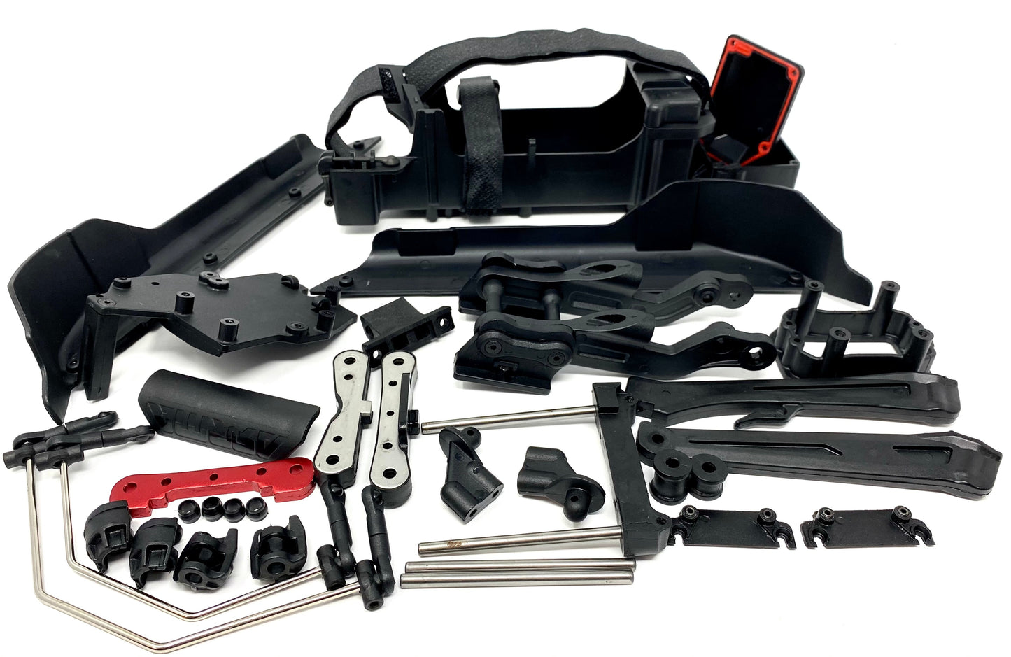 Arrma TYPHON 6s V5 BLX - Side Guards, Battery Tray, Roll Tower wing mount ARA8606V5