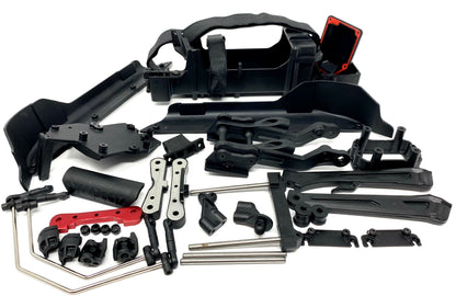 Arrma TYPHON 6s V5 BLX - Side Guards, Battery Tray, Roll Tower wing mount ARA8606V5
