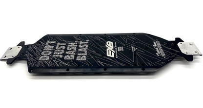 KRATON 8S EXB - CHASSIS (black 5mm aluminum 510mm wheelbase Arrma 1/5 ARA5808V2