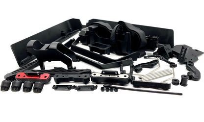 Arrma MOJAVE 6s BLX V2 - Side Guards, Battery Tray, Roll Tower, Chassis Braces ARA7604V2