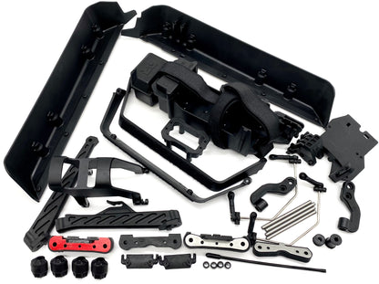 Arrma MOJAVE 6s BLX V2 - Side Guards, Battery Tray, Roll Tower, Chassis Braces ARA7604V2
