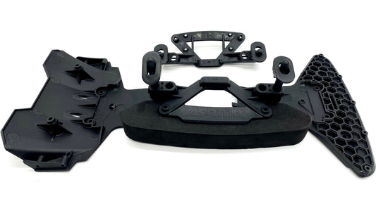 Arrma INFRACTION 4x4 3s BLX - BUMPERS front rear Black ARA4315V3