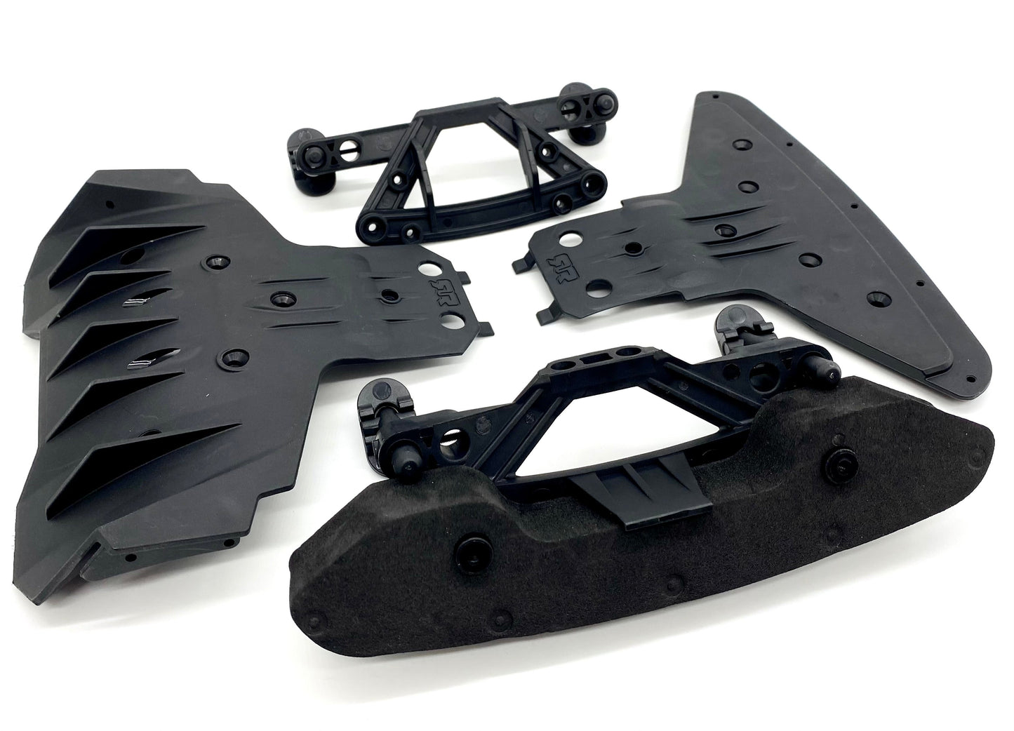 Arrma INFRACTION 4x4 3s BLX - BUMPERS front rear Black ARA4315V3
